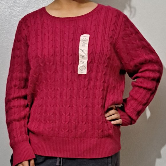 St. John's Bay Sweaters - ST. JOHN'S BAY PINK WOMEN'S SWEATER  SIZE 2X